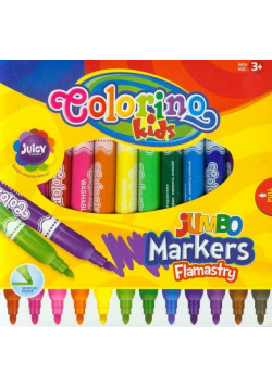 Flamastry Jumbo Colorino kids 12 kolorów