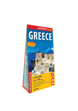 Grecja (Greece) laminowana mapa samochodowo-turystyczna 1:750 000