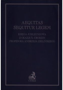 Aequitas sequitur legem