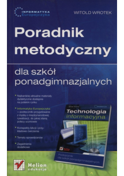 Informatyka Europejczyka Poradnik metodyczny dla szkół ponadgimnazjalnych