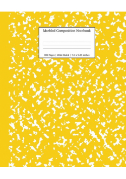 Marbled Composition Notebook