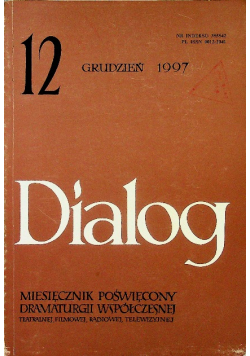 Dialog nr 12 / 97