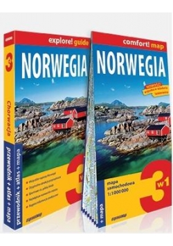 Explore!guide Norwegia 3w1 przewodnik+atlas+mapa