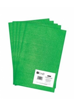 Filc poliestrowy A4 green 5szt