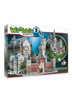 Wrebbit puzzle 3D Zamek Neuschwanstein 890