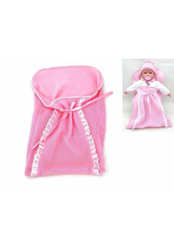 Śpiworek dla lalki 45cm