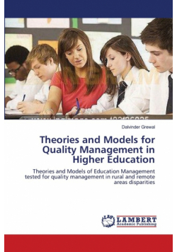 Theories and Models for Quality Management in Higher Education