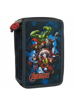 Piórnik trójkomorowy z wyposażeniem Avengers 11