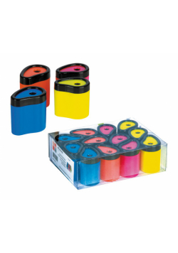 Temperówka szkolna plastikowa Eisen 12 sztuk mix