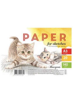 Papier artystyczny A3 20 arkuszy 140g/m2