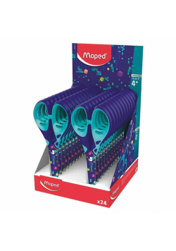 Nożyczki szkolne Pixel 13cm dsp (24szt) MAPED