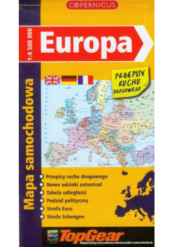 Europa mapa samochodowa