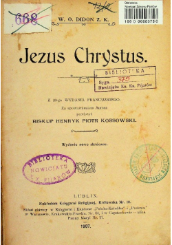 Jezus Chrystus 1907 r.