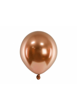 Balony Glossy miedziany 12cm 50szt