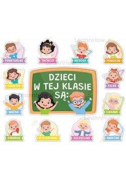 Dekoracje klasowe - W tej klasie dzieci są