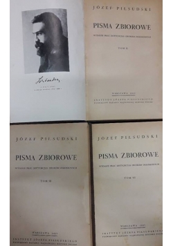 Pisma Zbiorowe - tom II , III , VI , 1937 r.