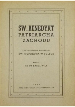 Św. Benedykt patriarcha zachodu, 1947 r.