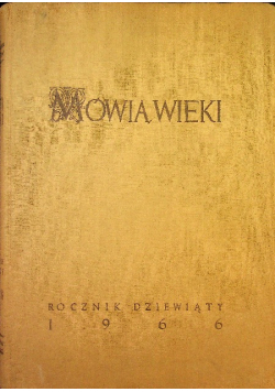 Mówią wieki Nr 1 do 12 / 66