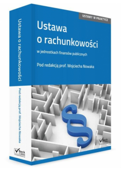 Ustawa o rachunkowości w jednostkach finansów publicznych.