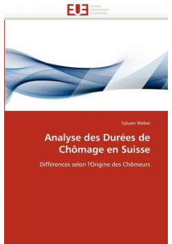 Analyse des durées de chômage en suisse