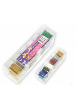 Brokat sypki z dozownikiem mix kolorów 12x8g