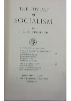 The Future of Socialism