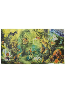 Mata dywan koc na podłogę Dżungla 108cmx58cm