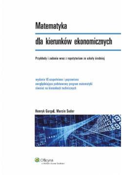 Matematyka dla kierunków ekonomicznych