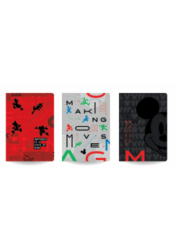 Paczka Zeszyt A4 60 k. kratka Disney fashion Mickey Mouse 1 szt. mix