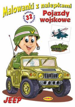 Malowanki z nalepkami - Pojazdy wojskowe Jeep