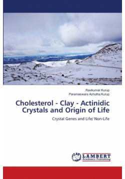 Cholesterol - Clay - Actinidic Crystals and Origin of Life