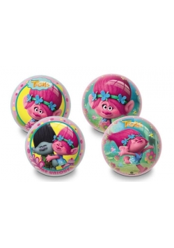 Piłka gumowa Trolls 230 mm, różne rodzaje