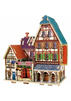 Puzzle drewniane 3D Hotel