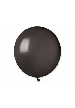 Balony pastel Metallic Black 25szt