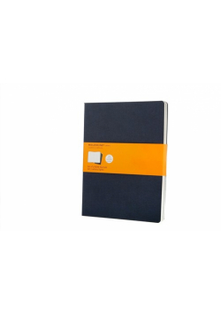 Moleskine zeszyty Cahier XL linia granatowe