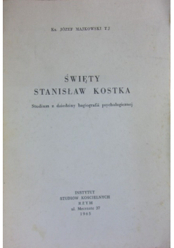 Święty Stanisław Kostka