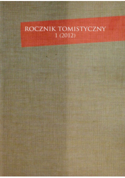 Rocznik Tomistyczny 1/2012
