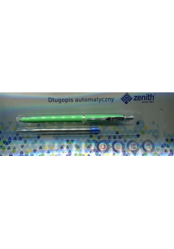 Długopis automatyczny Zenith 5 + wkład oprawa zielona