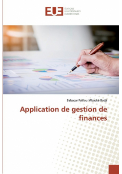 Application de gestion de finances