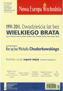 Nowa Europa Wschodnia 1/2011