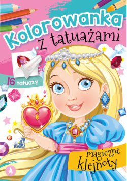 Kolorowanka z tatuażami Magiczne klejnoty