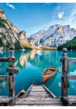 Puzzle 500 Compact Braies Lake