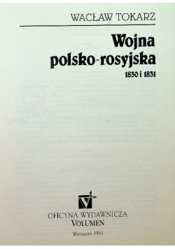 Wojna polsko rosyjska 1830 i 1831