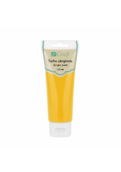 Farba akrylowa ciemnożółta 120ml