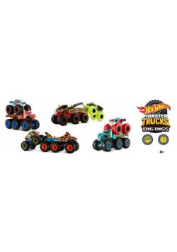 Hot Wheels Monster Trucks 6-kołowe ciężarówki mix