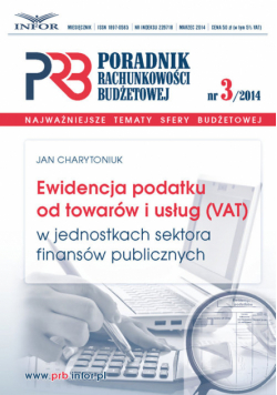 Ewidencja podatku od towarów i usług(vat) w jednostkach  sektora finansów publicznych