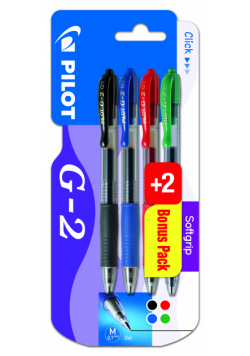Długopis G-2 Pilot 2 sztuki 4 kolory