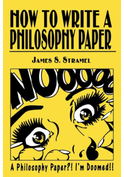 How to Write a Philosophy Paper