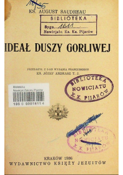 Ideał duszy gorliwej 1936 r.