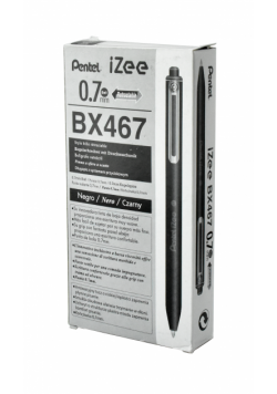 Paczka Długopis 0,7 mm BX467 czarny 12 szt.